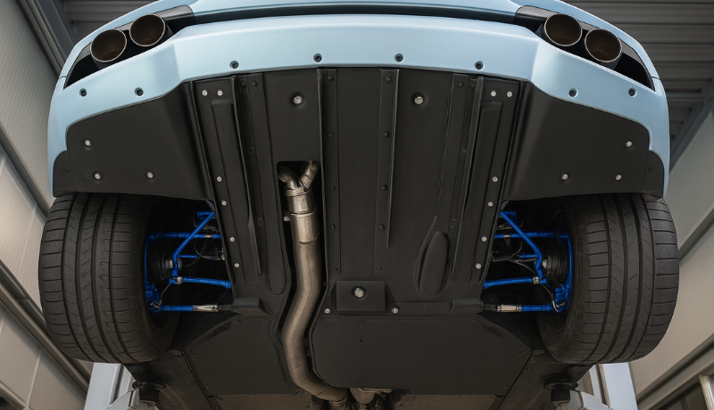 A car with rust preventive coating 
