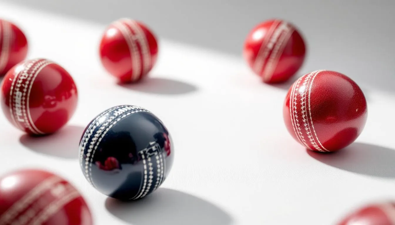 High-quality indoor cricket balls ready for play.