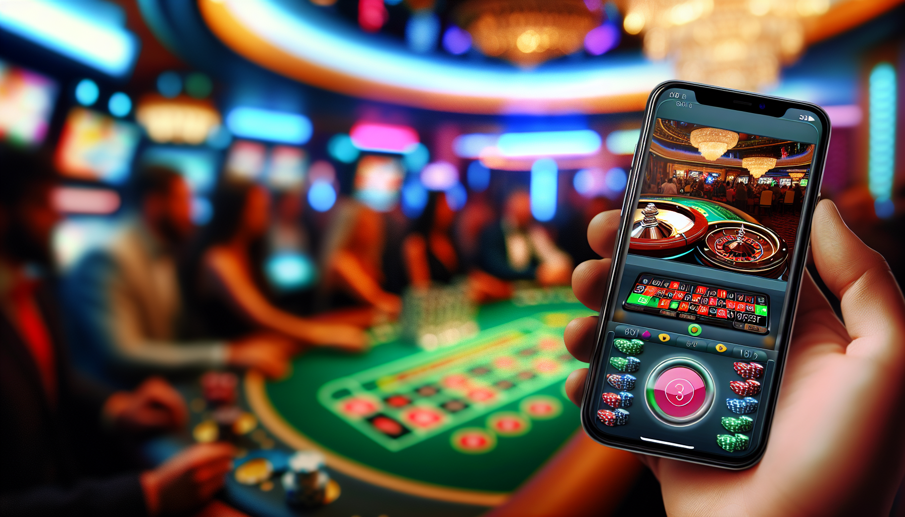 Mobile-optimized live casino platform