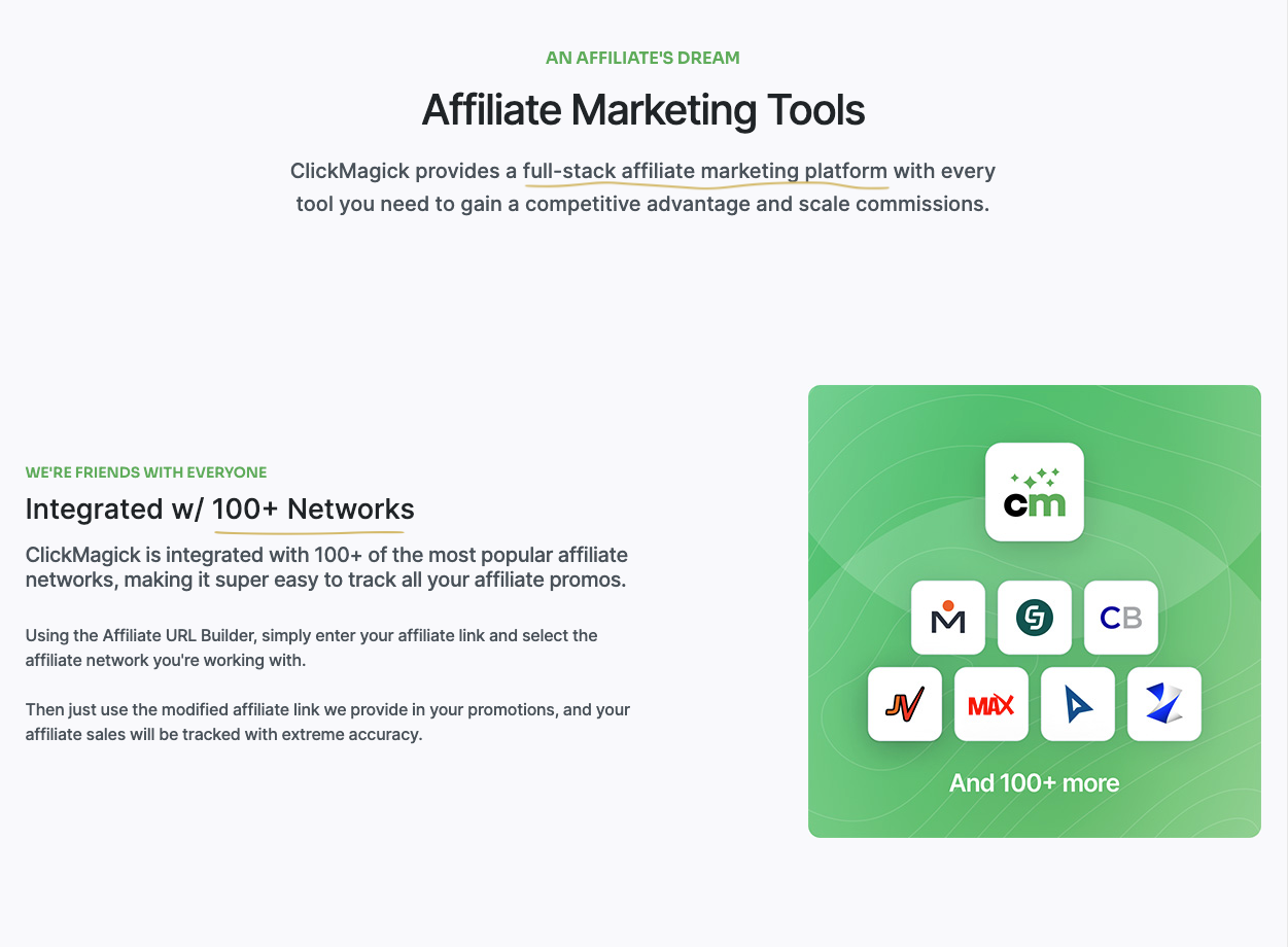 Clickmagick Affiliate marketing tools