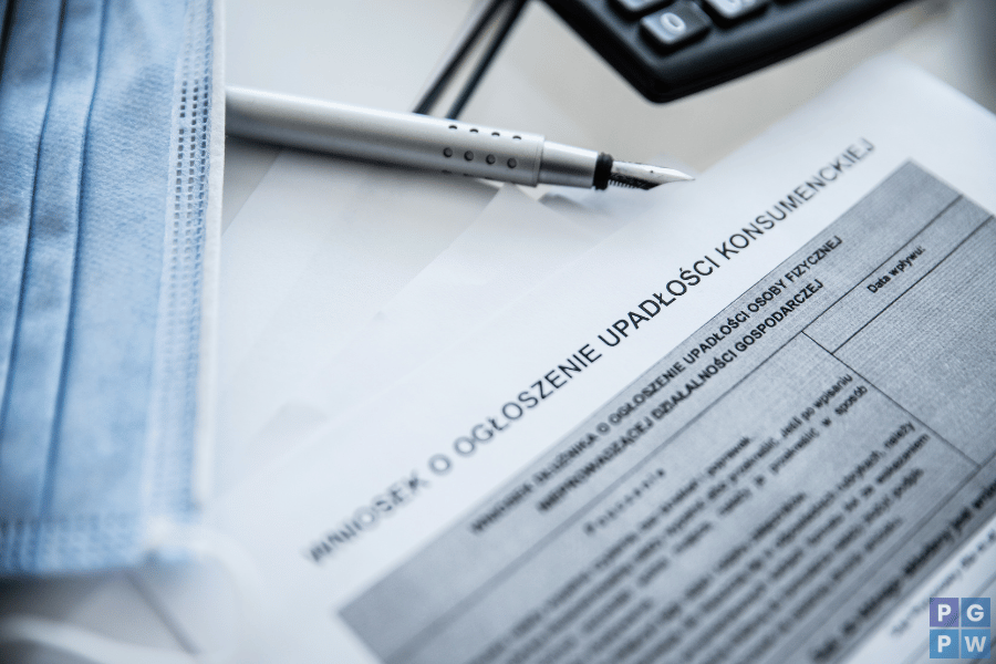 wniesienie o upadłość konsumencką