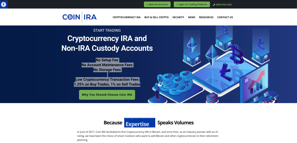 7 Best Cryptocurrency IRA Solutions 2022 22 CoinIRA; Best Crypto IRA
