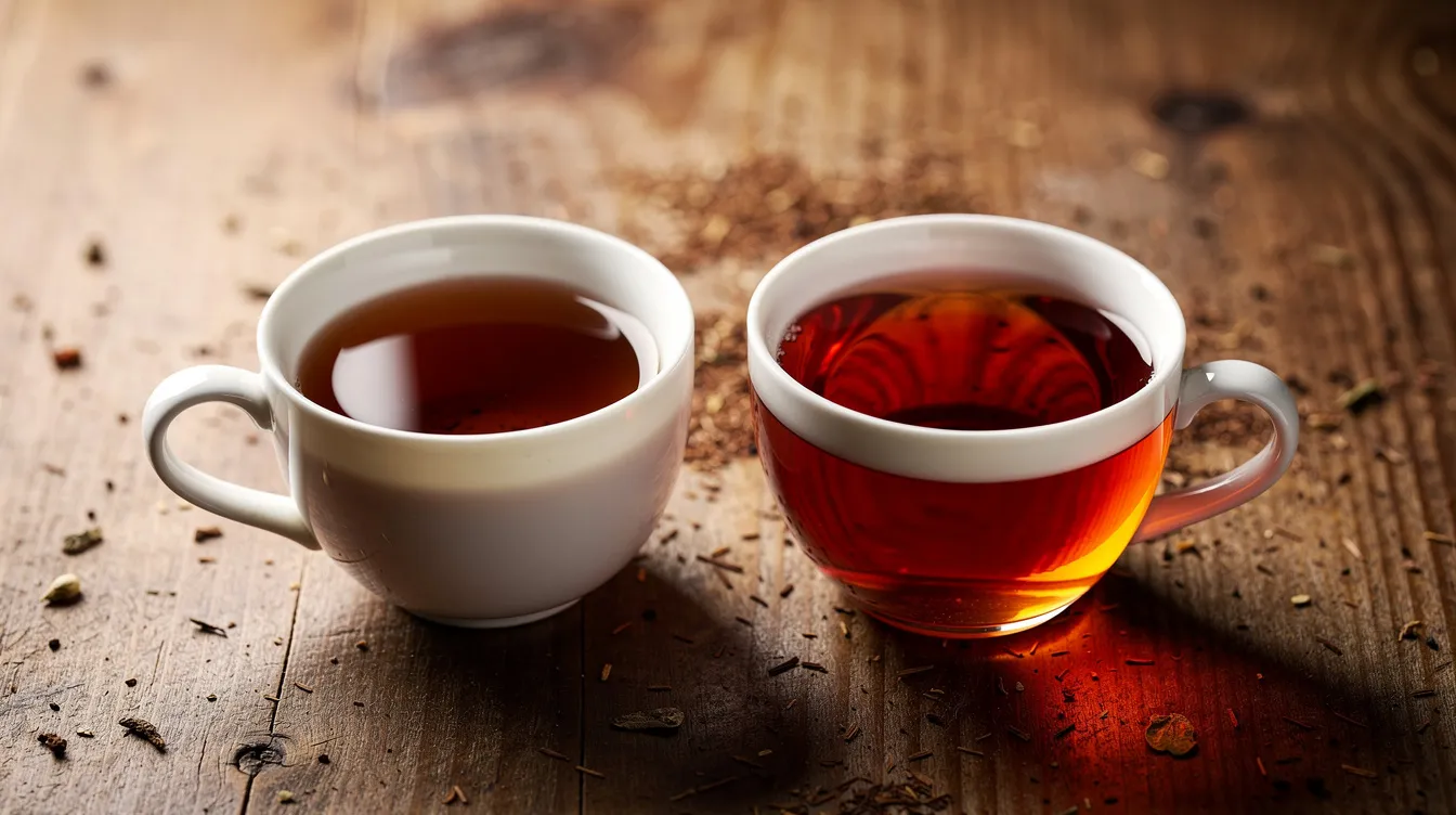 Pu-erh i rooibos – dwa różne napary określane czasem jako czerwona herbata