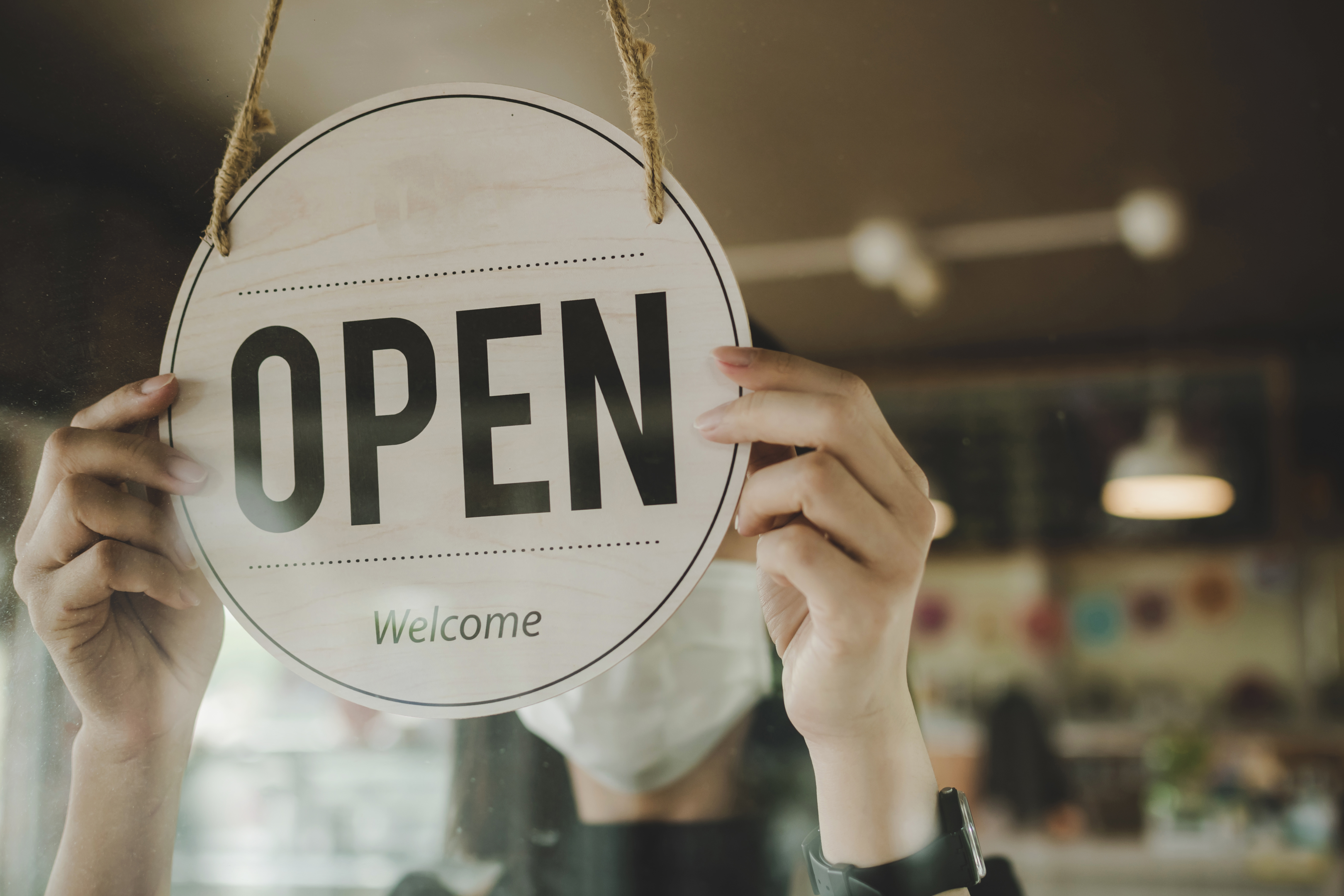 "Open" Business Sign (Shutterstock)