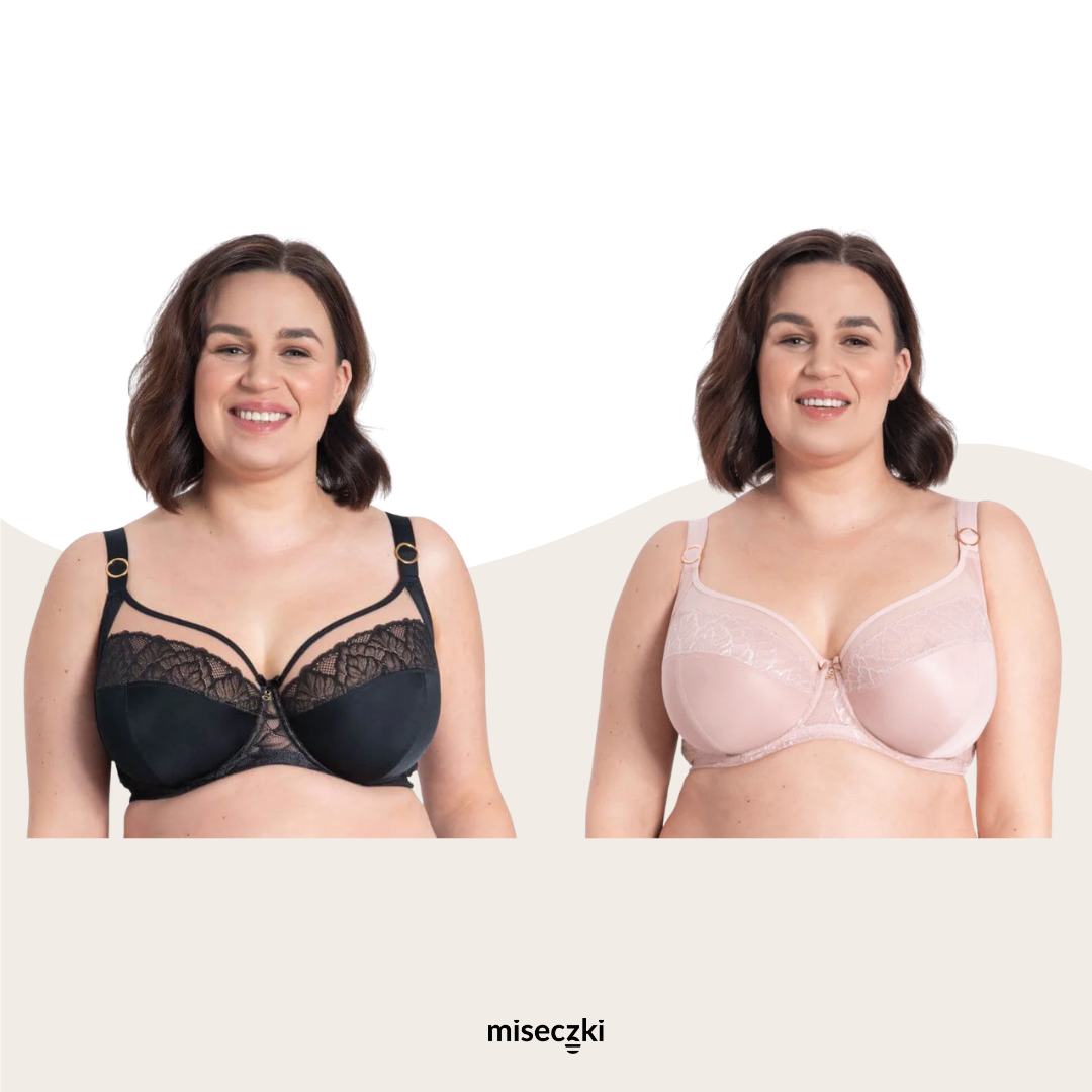 Models wearing Samanta Amelia Full Coverage Polish Bra for soft tissue support