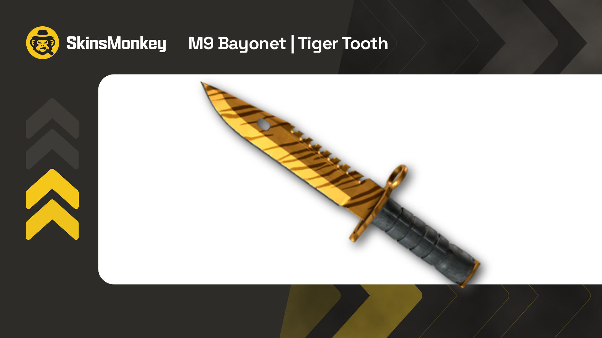 m9 bayonet tiger tooth