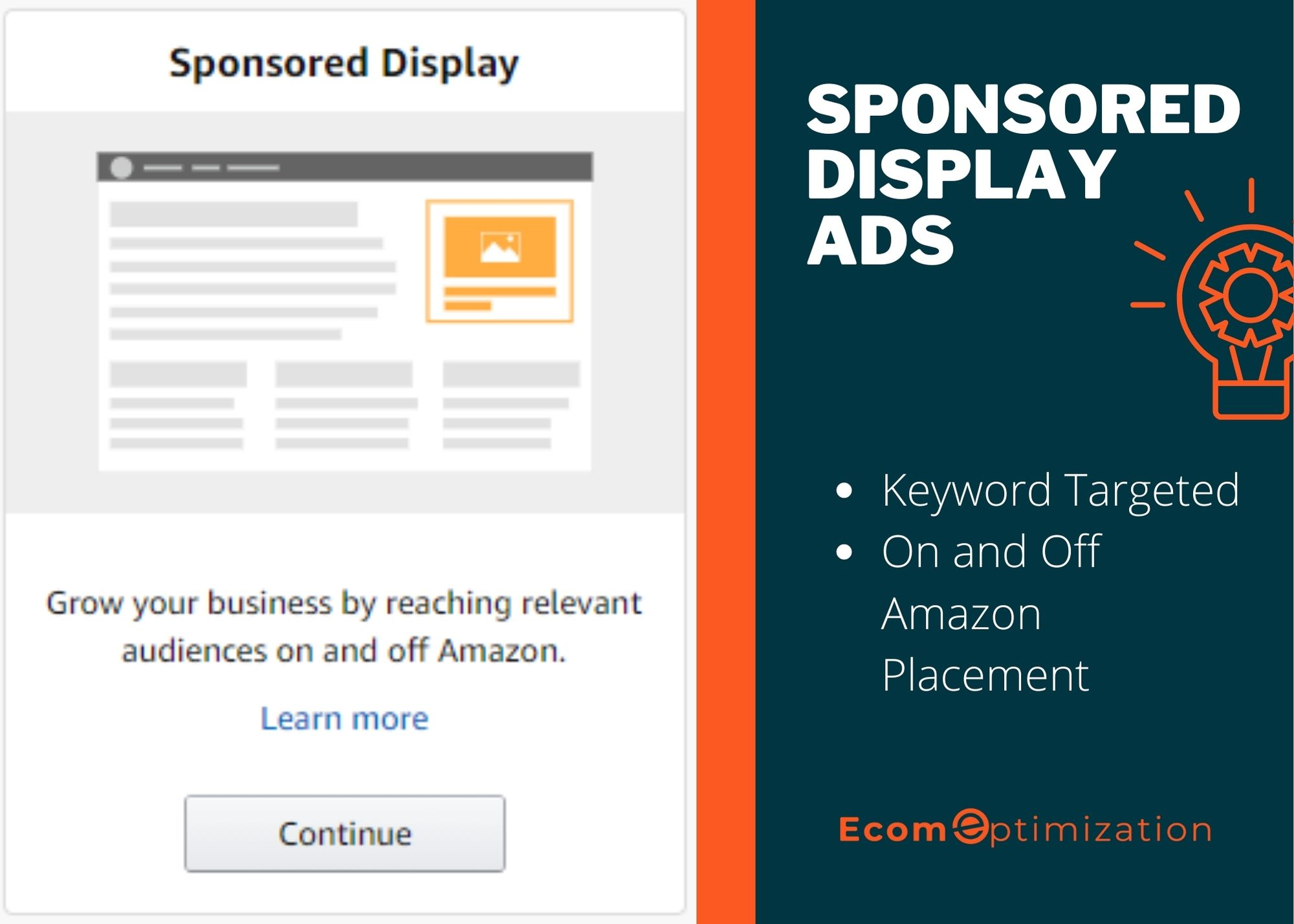 Sponsored Display Ads give you options for placement on and off of Amazon