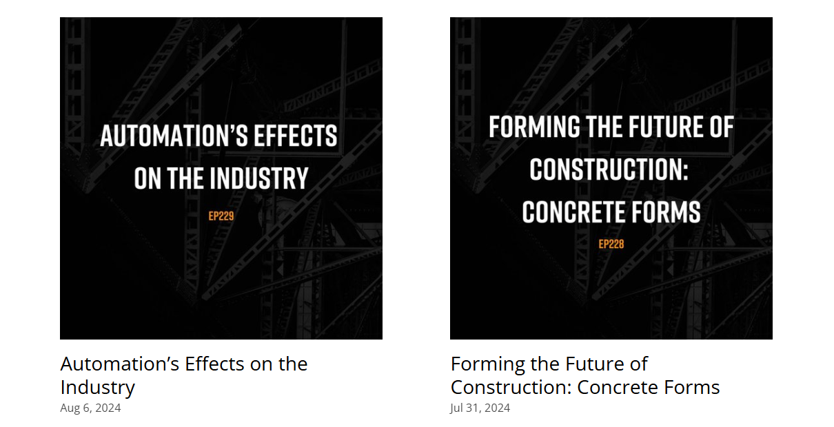 The Construction Brothers Podcast