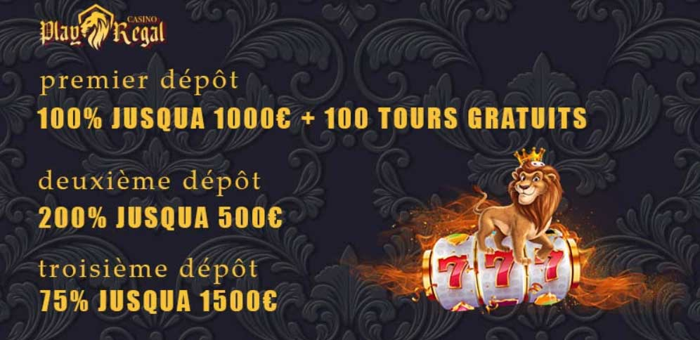 PlayRegal casino bonus