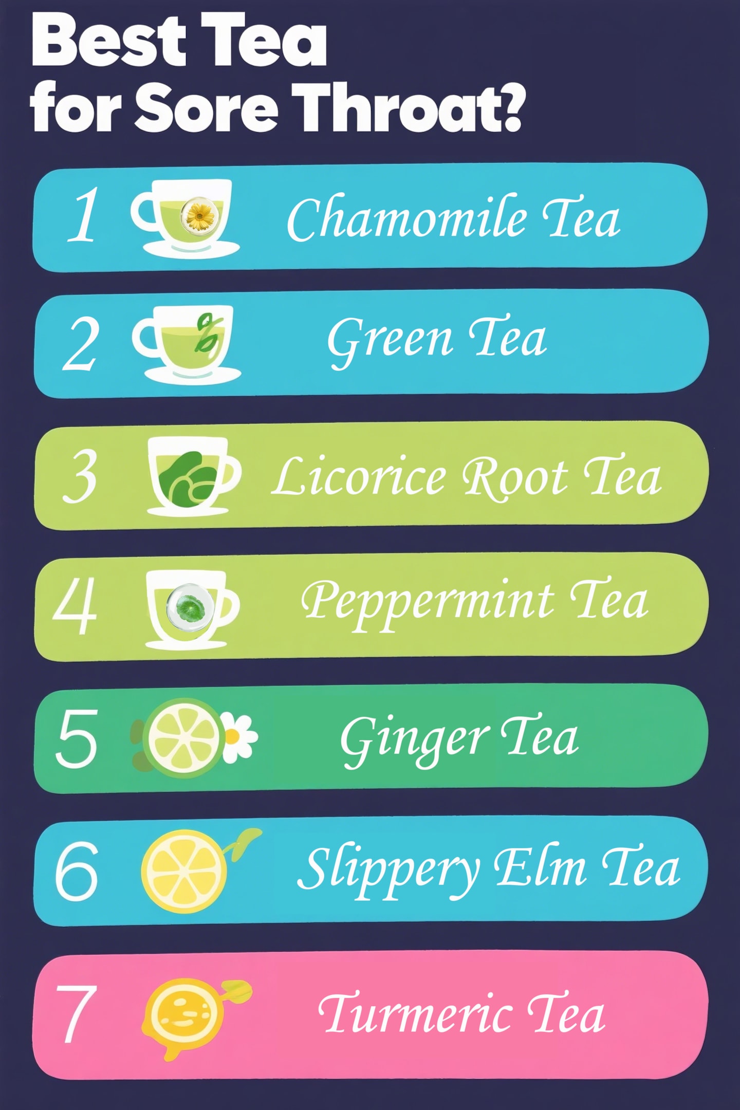 What tea is good for sore throat