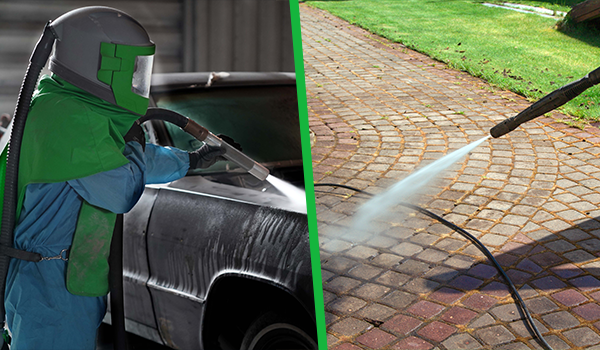 Comparing Dustless Blaster with Pressure Washer
