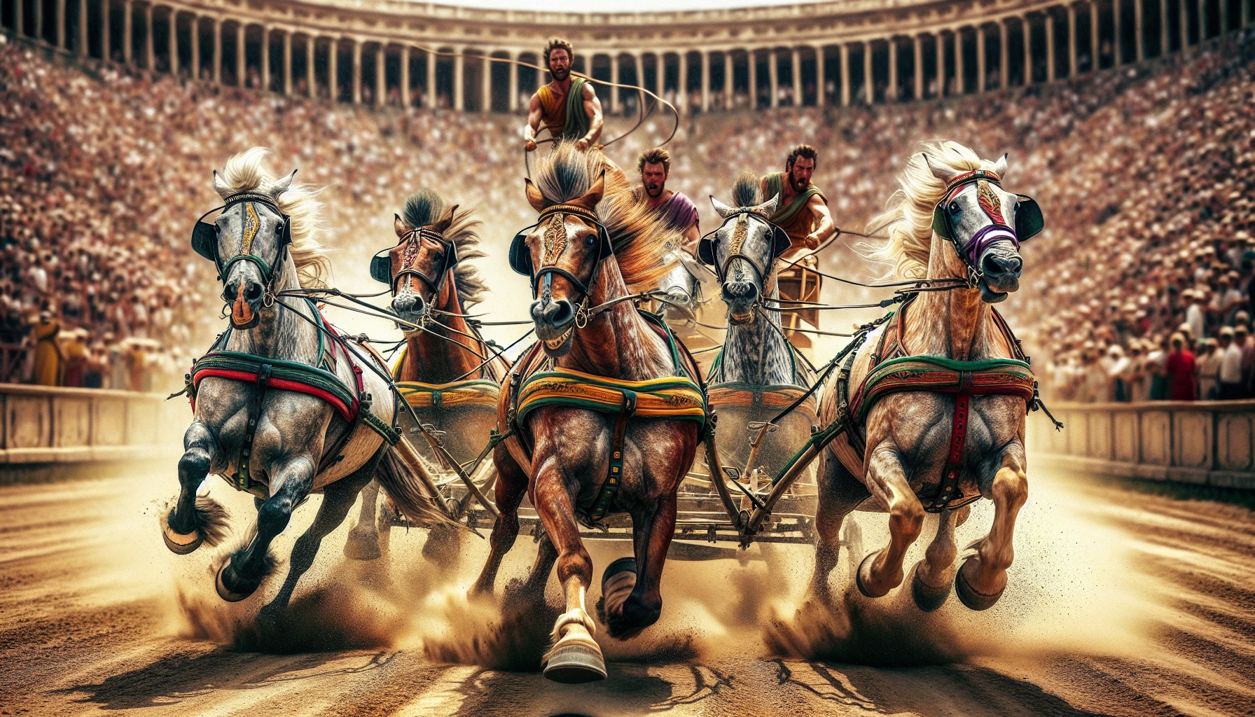 Chariot racing at Circus Maximus