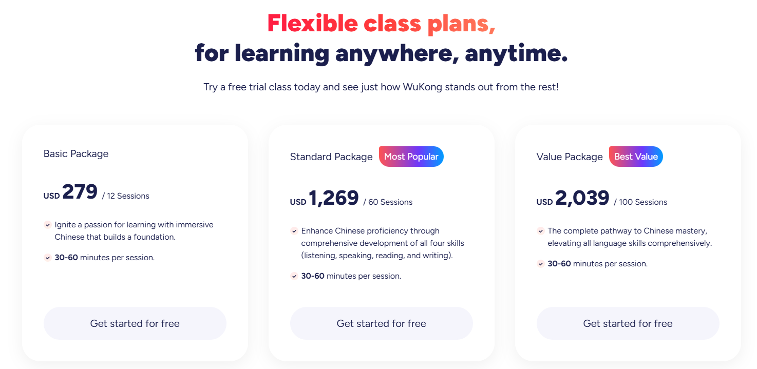 Flexible class plans for learning anywhere, anytime.