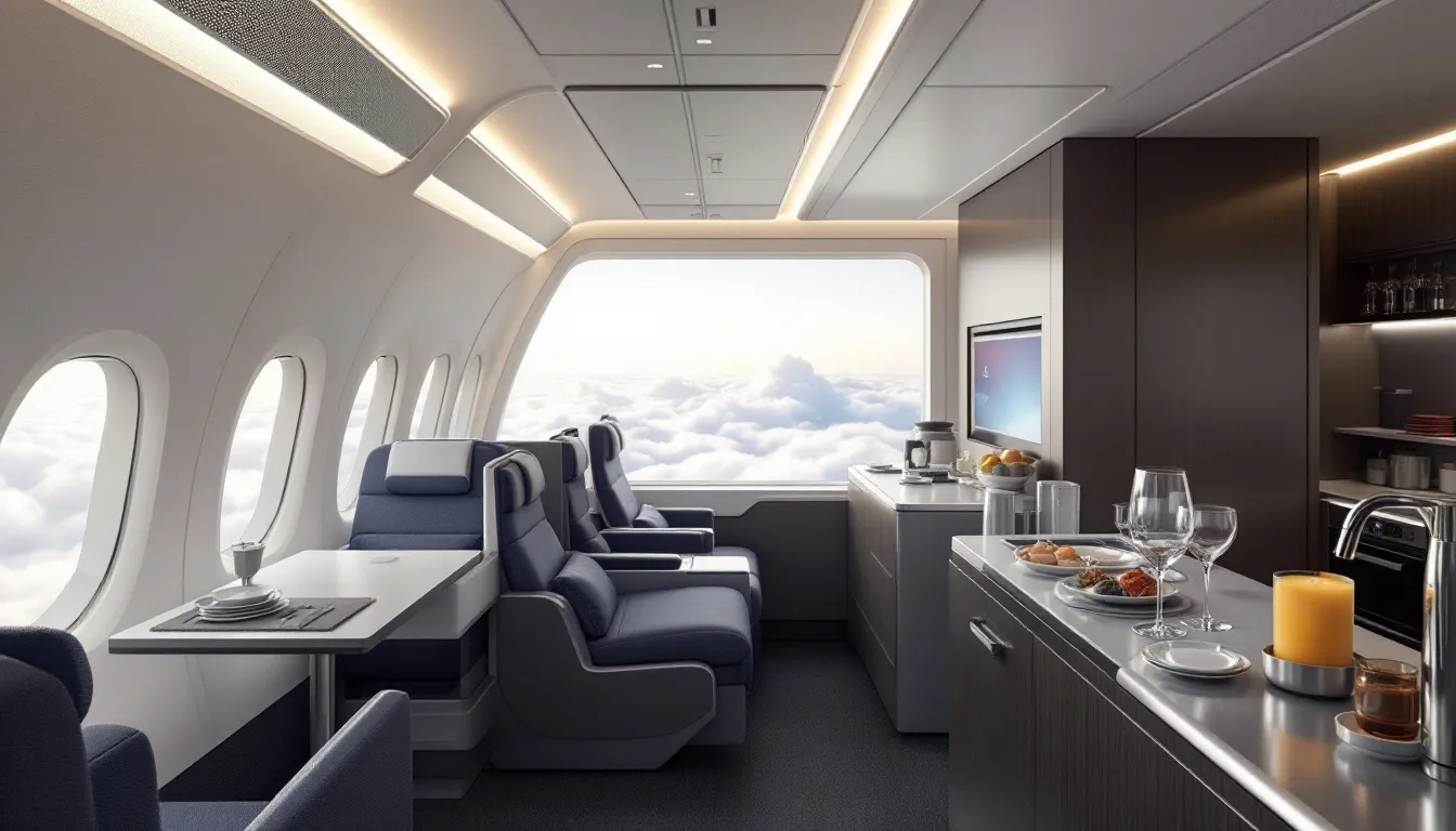 Nachhaltigkeit in der neuen Lufthansa Business Class.