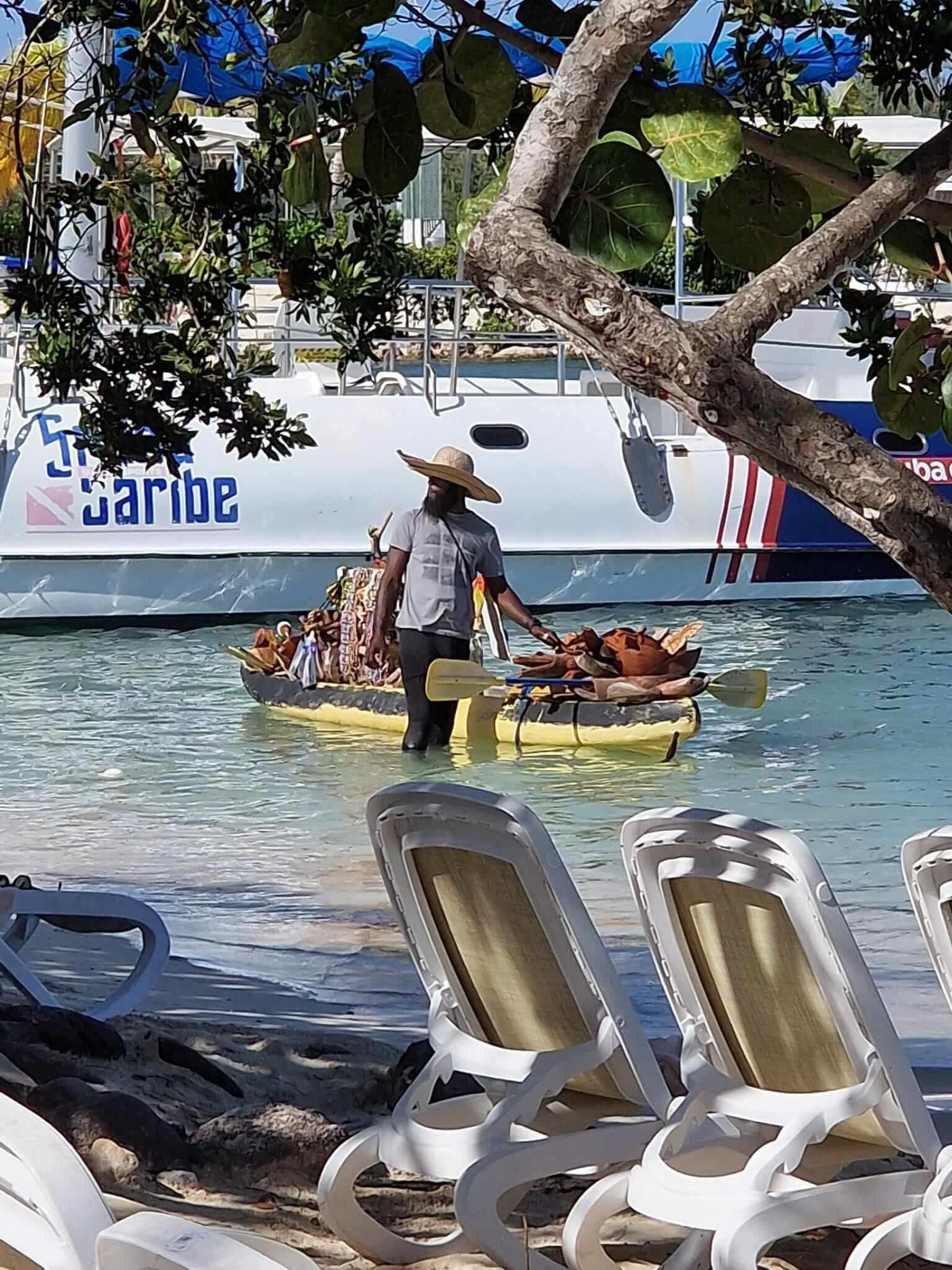 Beach vendor at RIU Montego Bay Resort