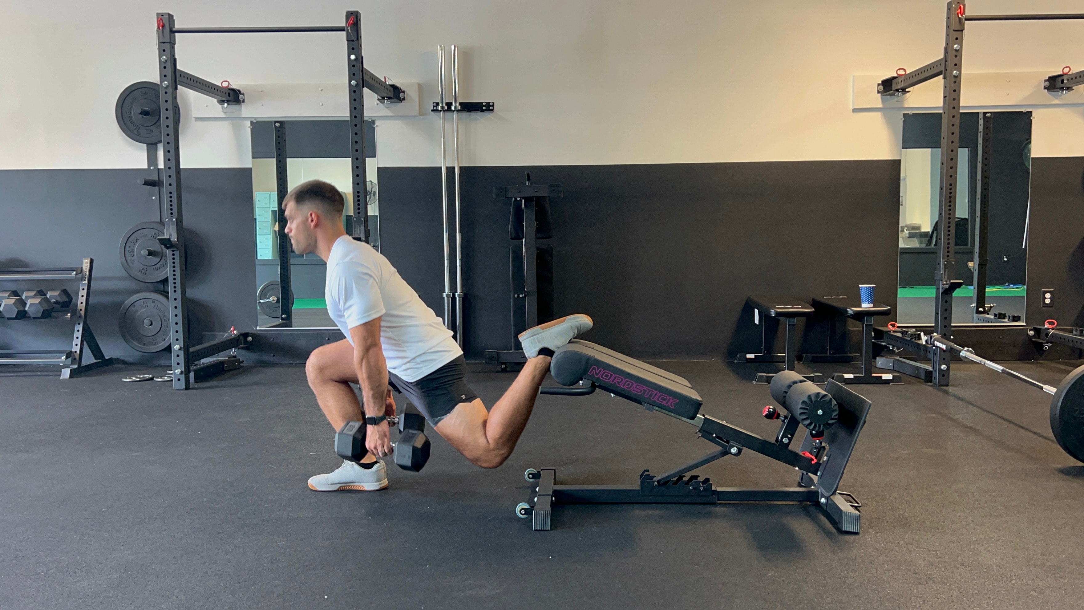 Whether you have an entire weight room that services all the workouts you need or a limited space at home to work on your technique, form, balance and strength, the NordBench will save you the hassle of buying so many equipment. It's filled with features and function, that it's such a game-changer when you train.