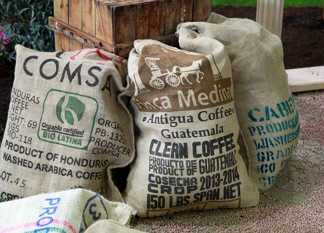 coffee, coffee sack, bags