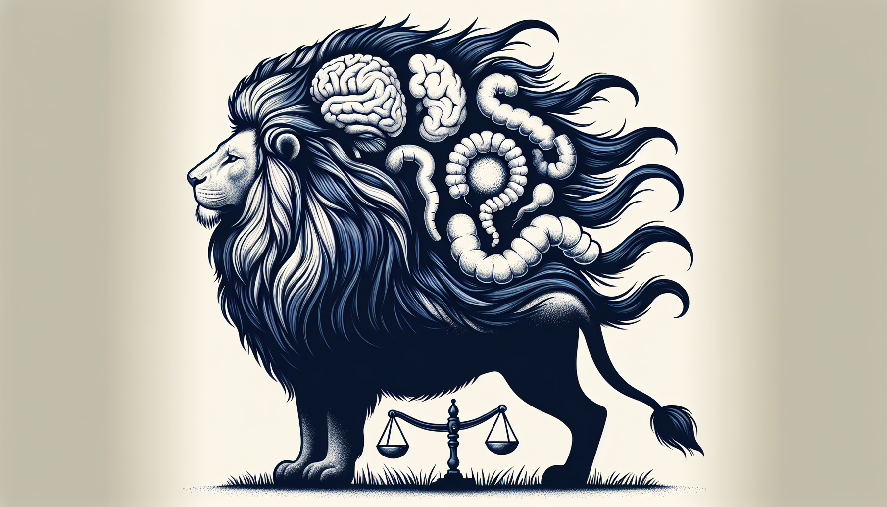 Illustration of lion's mane as versatile ally for health