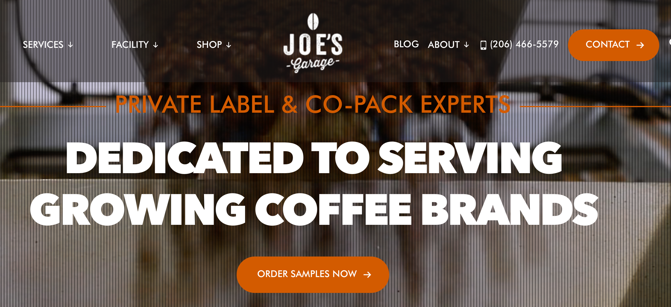 dropship coffee - joe's garage coffee 