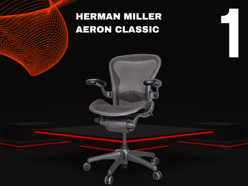 Fotel biurowy ergonomiczny - ranking Brastech 1 Herman Miller Aeron Classic ranking