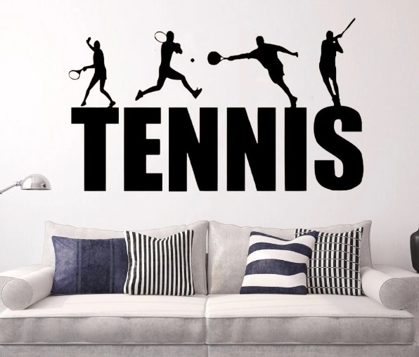  Tennis Wall Decal makes the perfect gift for any tennis lover.