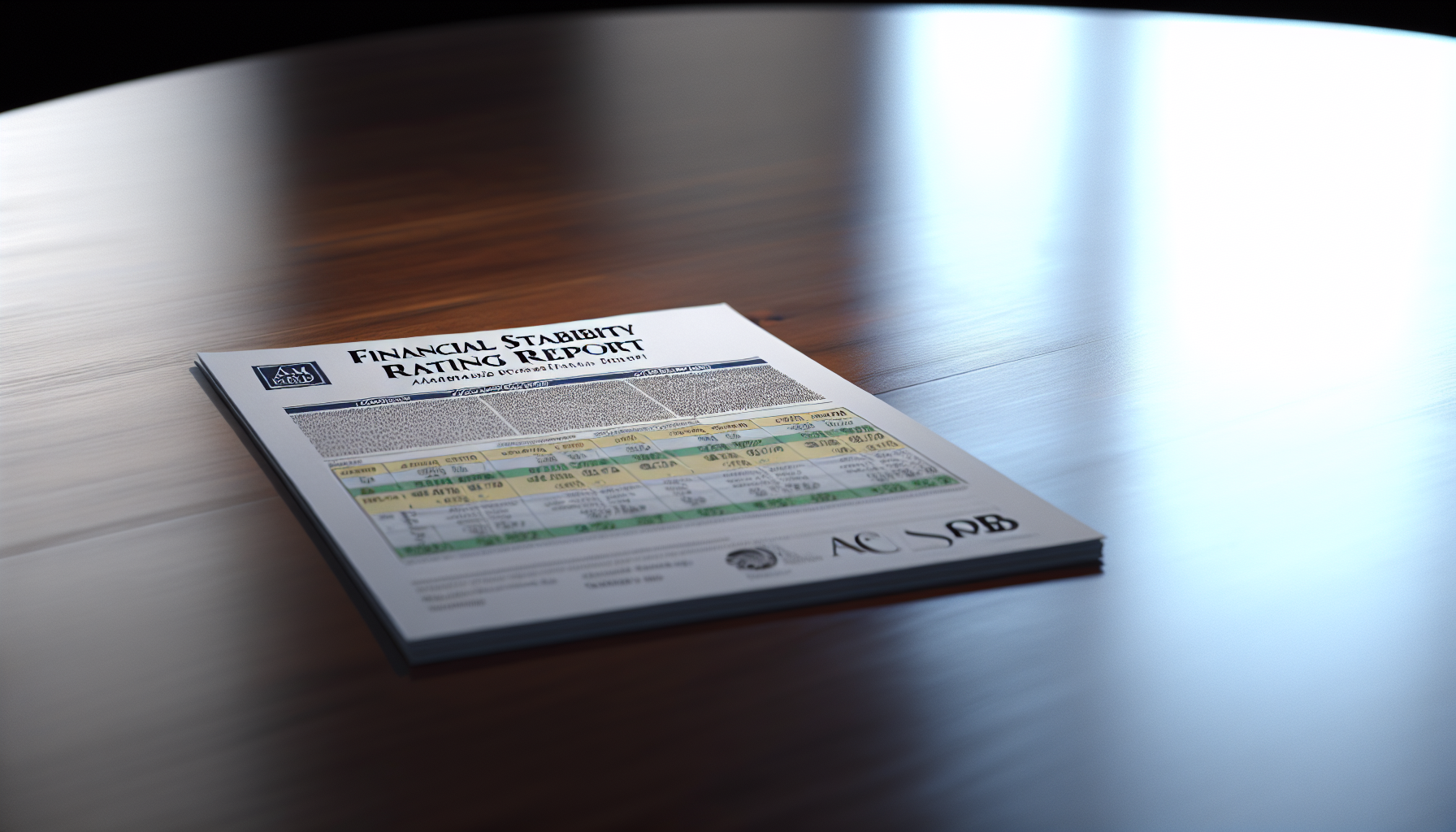 Your trusted bonding company: providing secure surety solutions 3 Photo of a financial stability rating report from a. M. Best, moody's, and standard & poor's