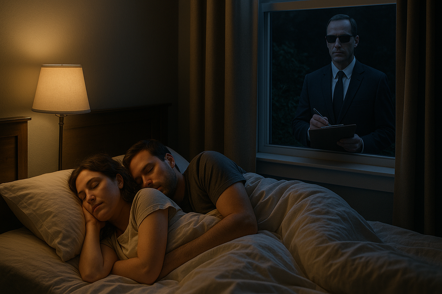Goverment Agent making sure couple is behaving moral 