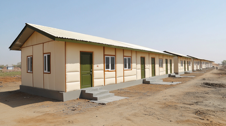 Prefabricated Labour Colonies for Temporary Housing