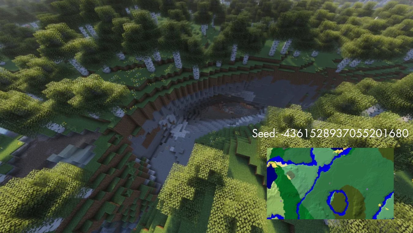 Minecraft Seed -4361528937055201680