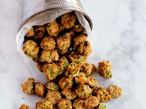 Air Fried Okra - Perfectly Crispy, Delicious, and Nutritious, Create a Balance of Textures and Flavors with Your Brisket