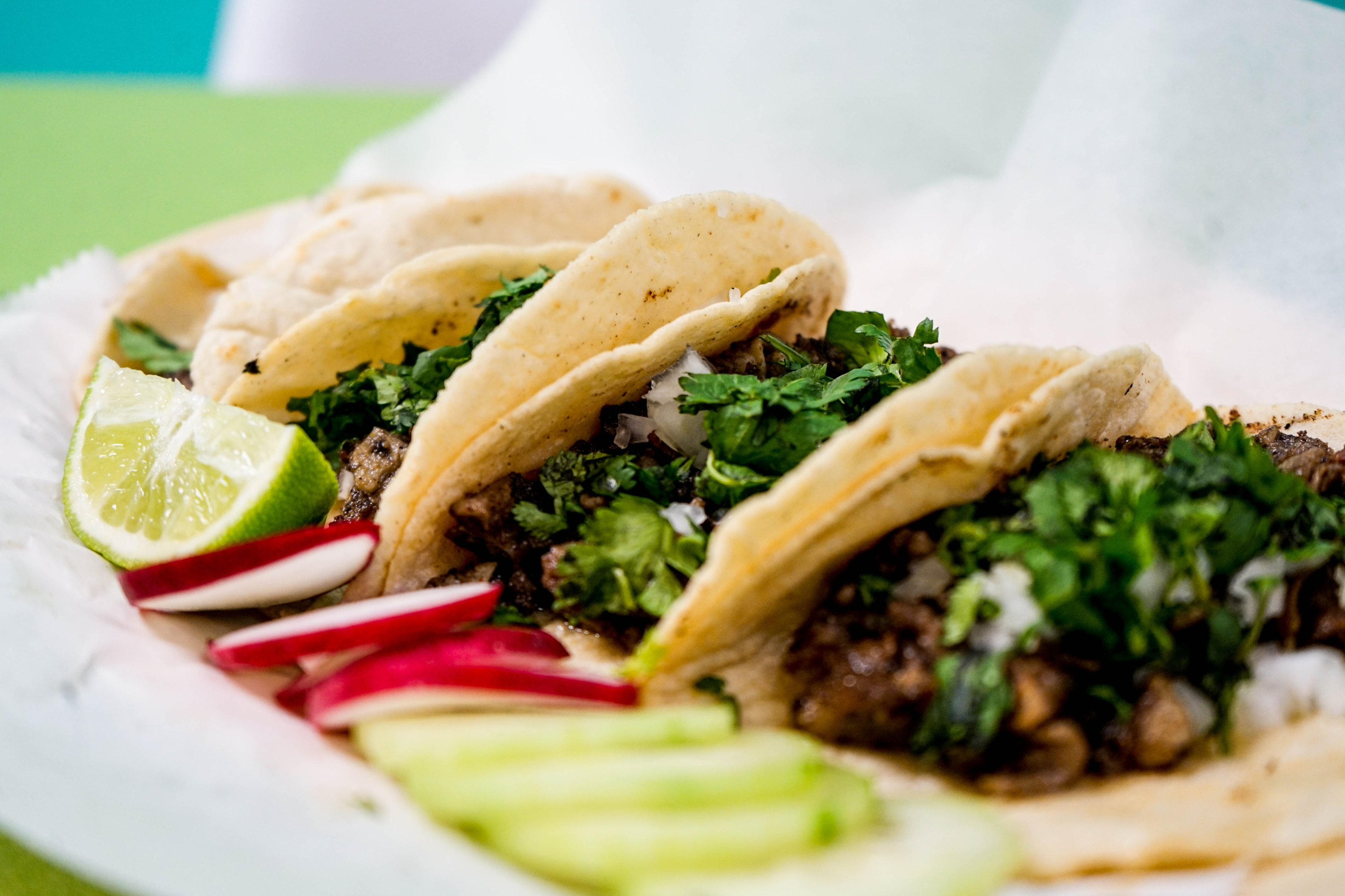 Street tacos in Los Angeles