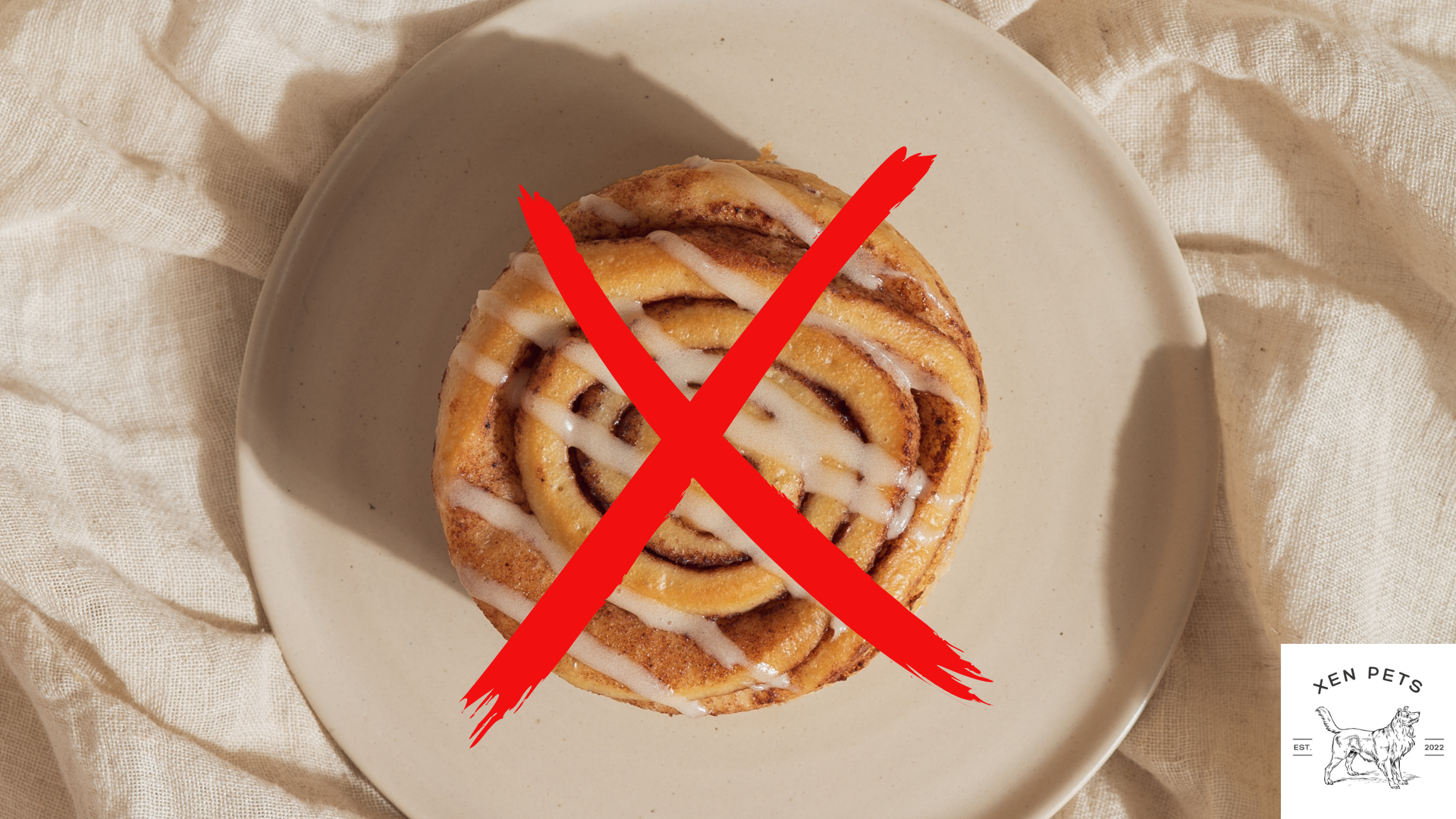 Do not give dogs cinnamon rolls