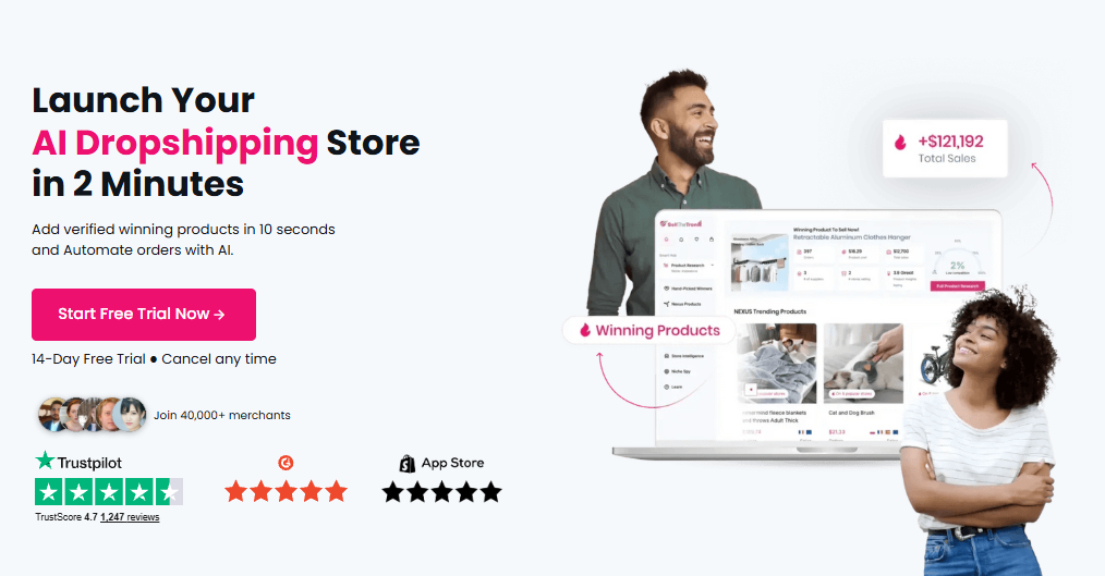 Sell The Trend banner screenshot.