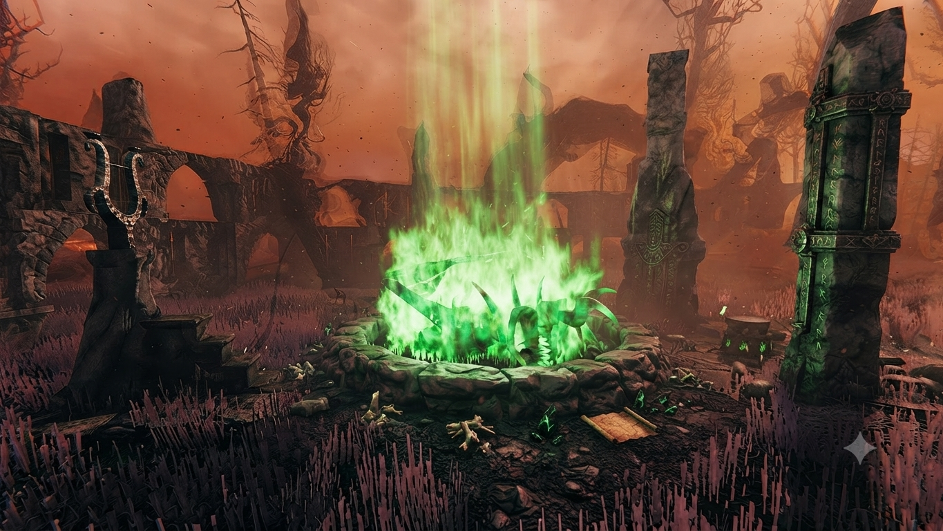 The Emerald Flame Valheim