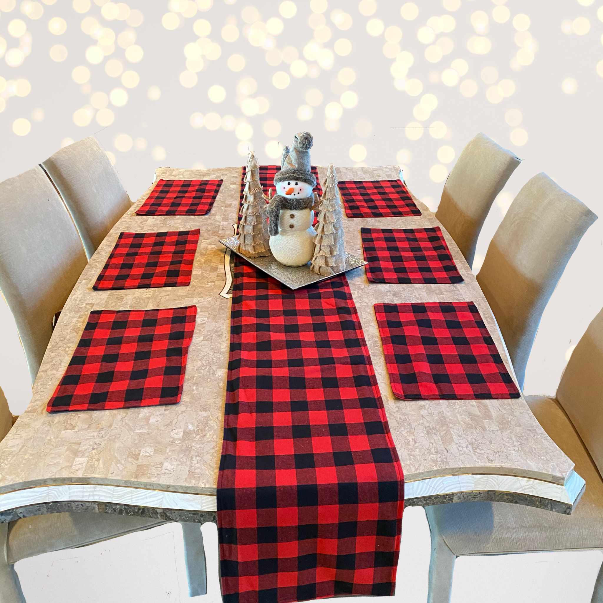 Buffalo Plaid table runner