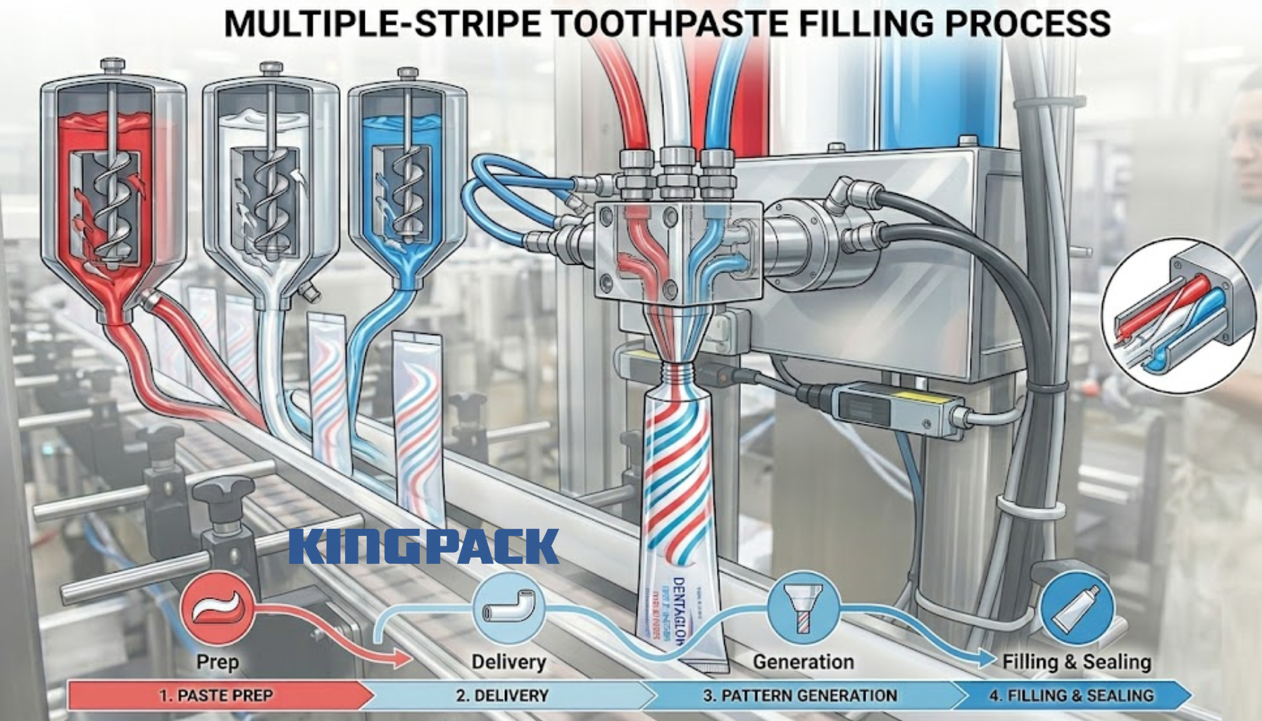 toothpaste filling machine