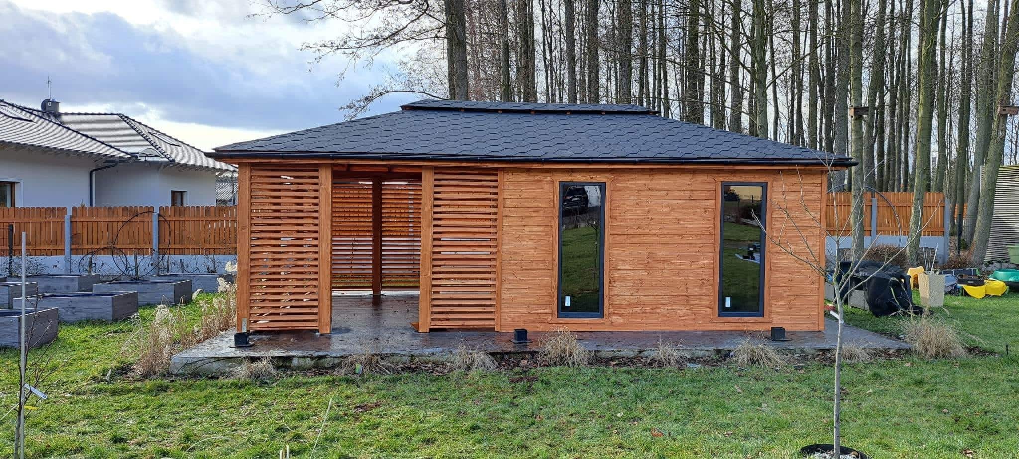 altana ogrodowa z domkiem altanyna5.pl