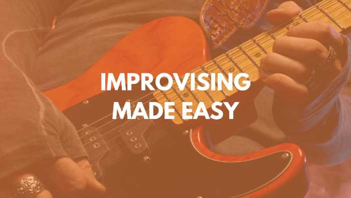 Guitar course on how to improvise on guitar