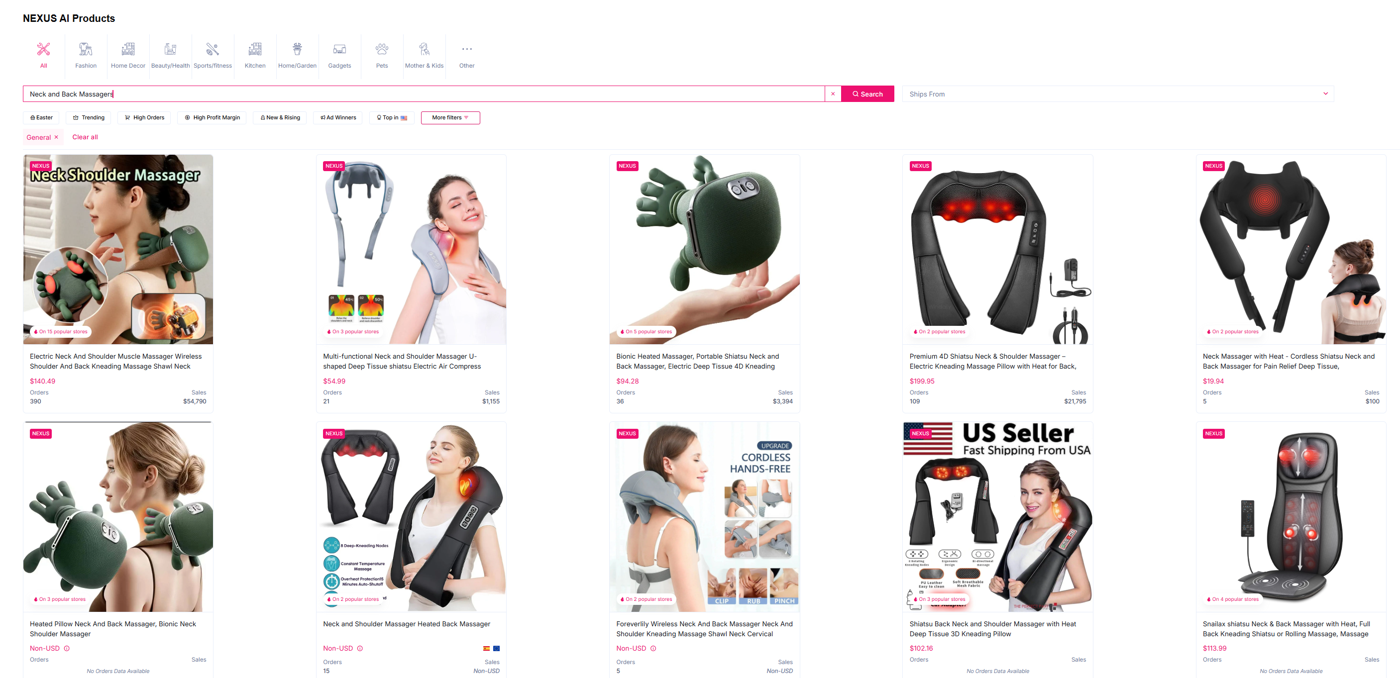 profit from neck and back massagers on fb marketplace