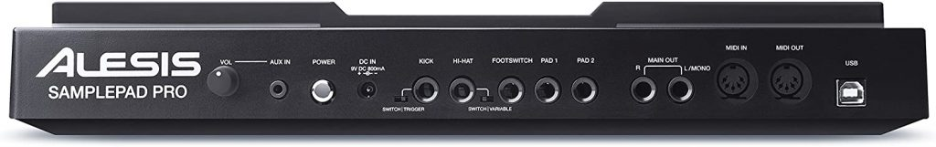 Parte Posterior De Alesis Sample Pad Pro
