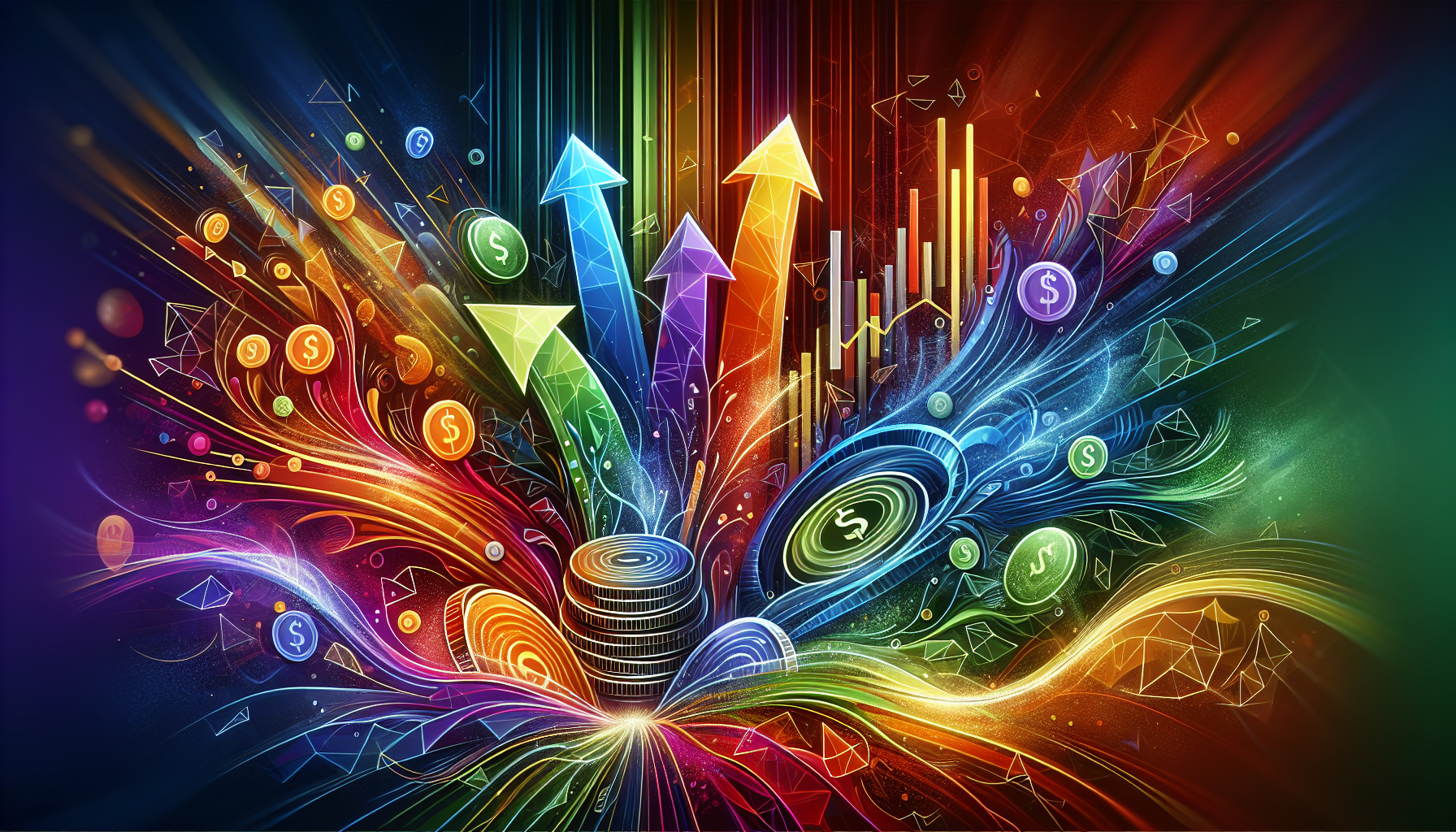 An artistic representation of combining different investment styles for a well-diversified portfolio.