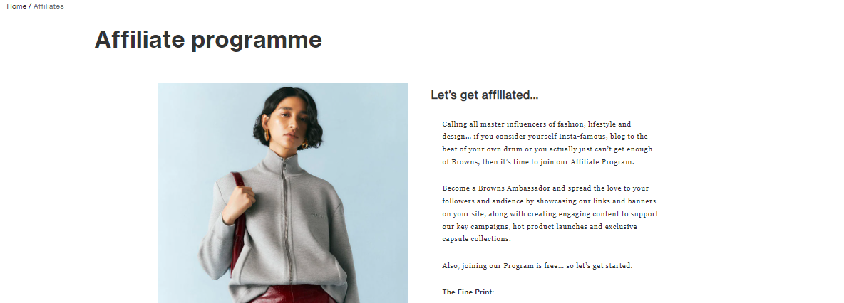 fashion affiliate program 