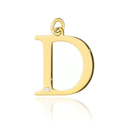 Auksinis pakabukas Raidė, krikštynų dovanos, krikštynu dovanos, fashiongold.lt