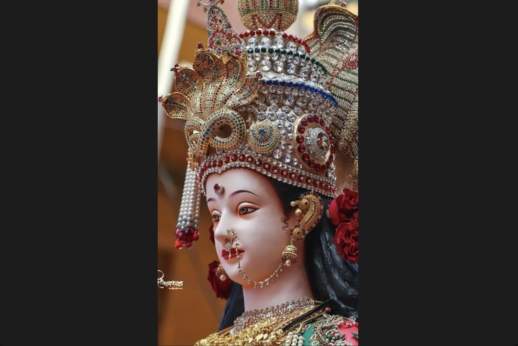 4k durga maa wallpaper