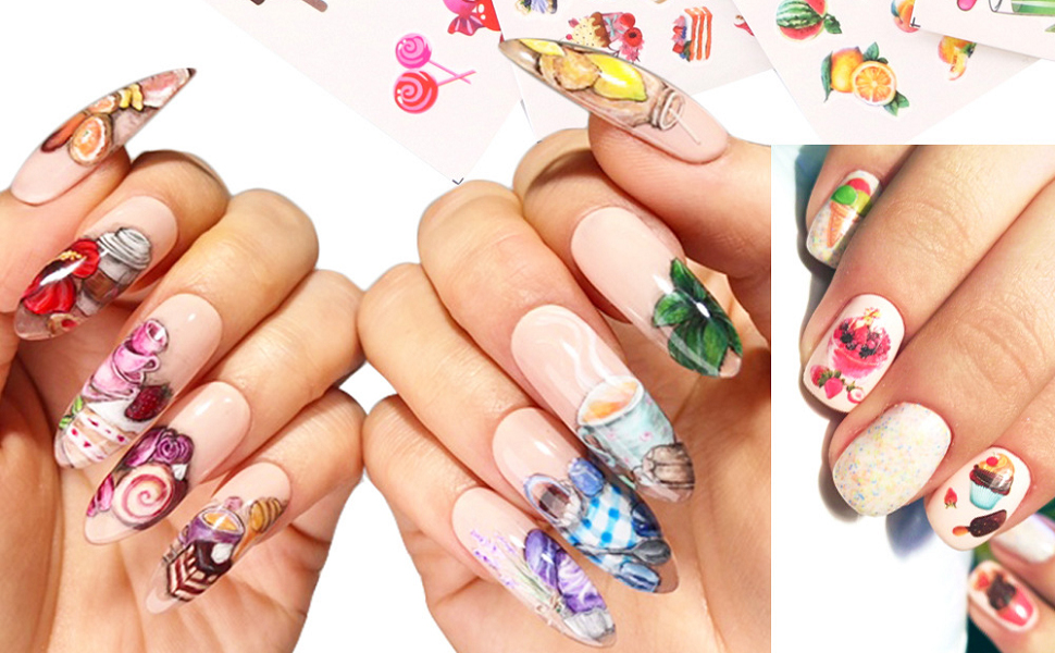 Nail-art-in-salon-manicure-with-cuticle-pusher