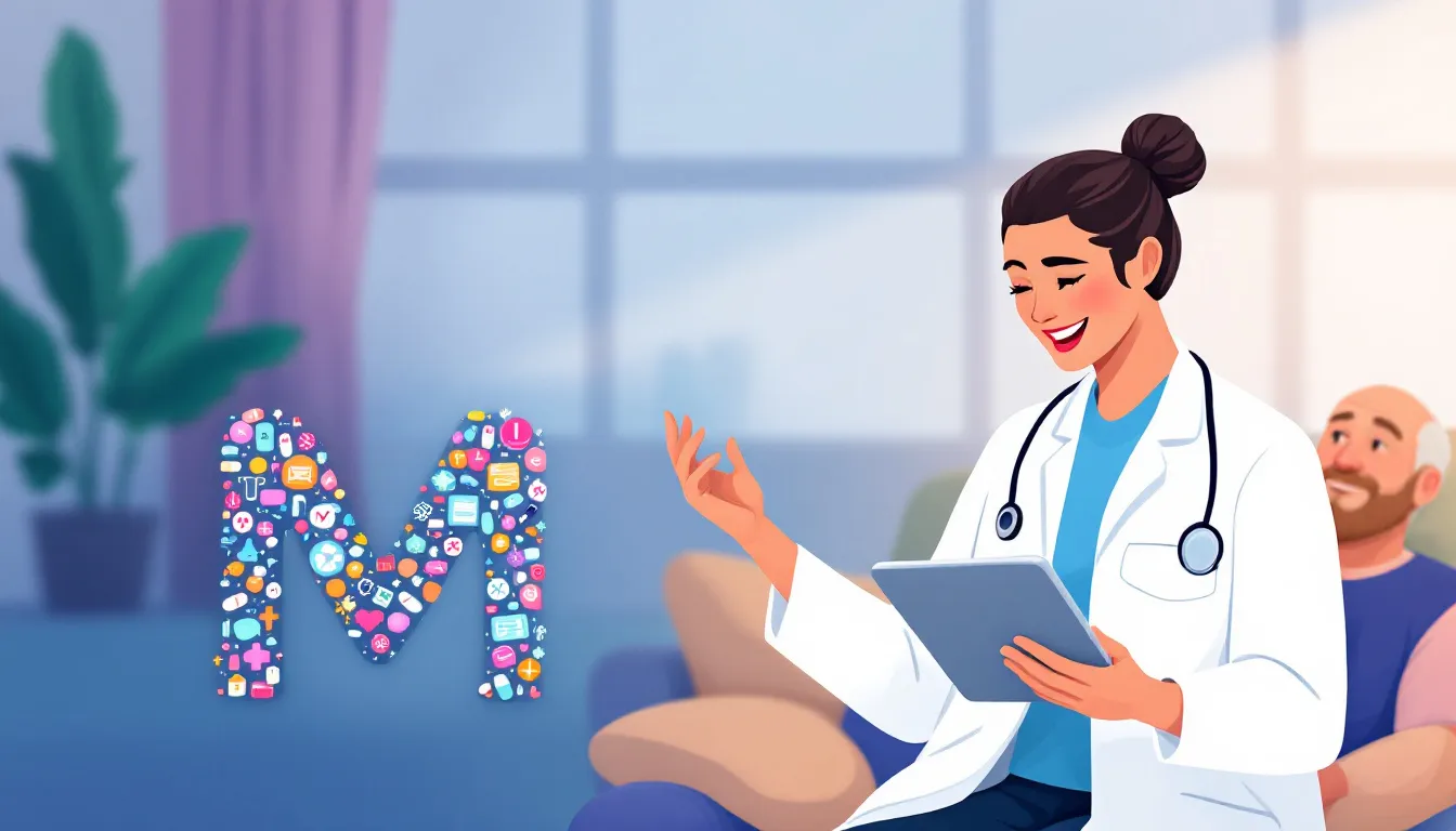 A healthcare professional providing follow-up care to a patient at home, showcasing how mobile healthcare improves follow up care.