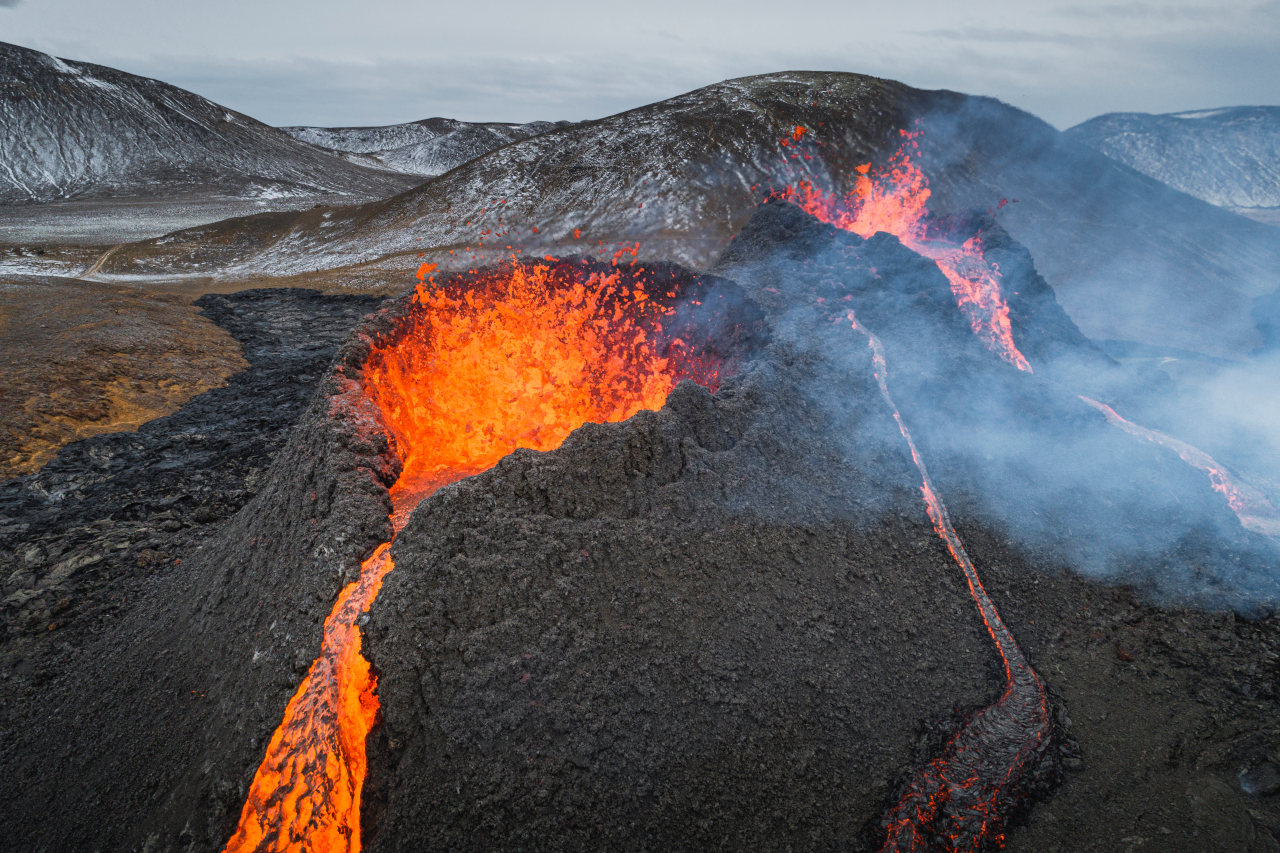 wybuch wulkanu na Islandii