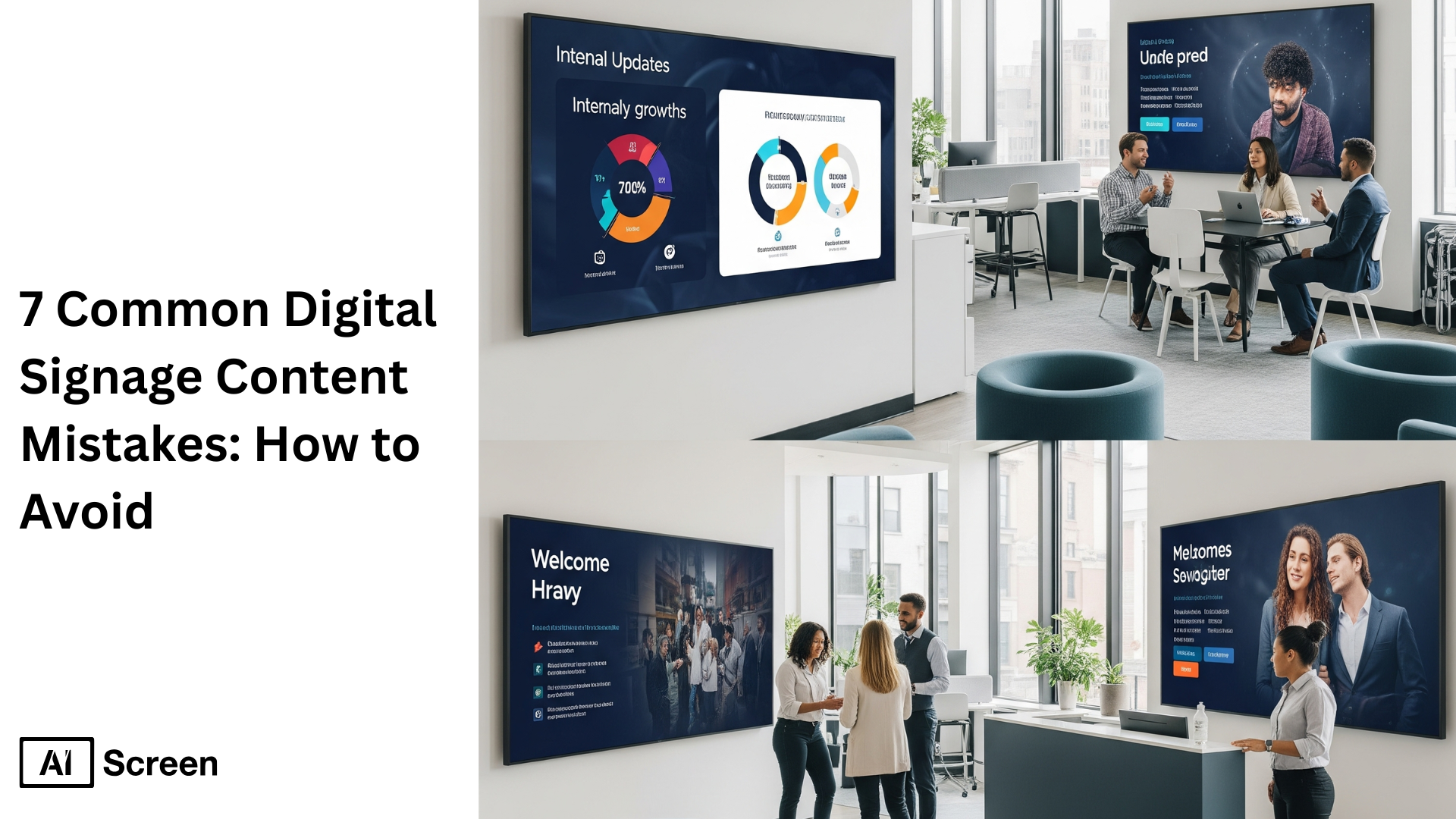 avoiding common mistakes in digital signage content creation