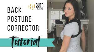 How To Wear a Posture Corrector | BUFF ACTIVE | Tutorial - YouTube