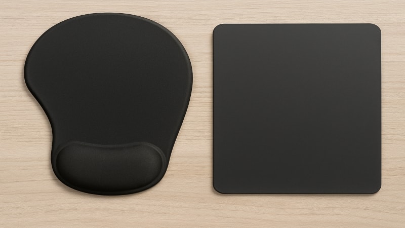 Silicone and pvc mouse pad